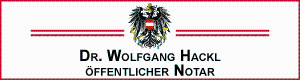 Logo Notariat Dr. Wolfgang Hackl