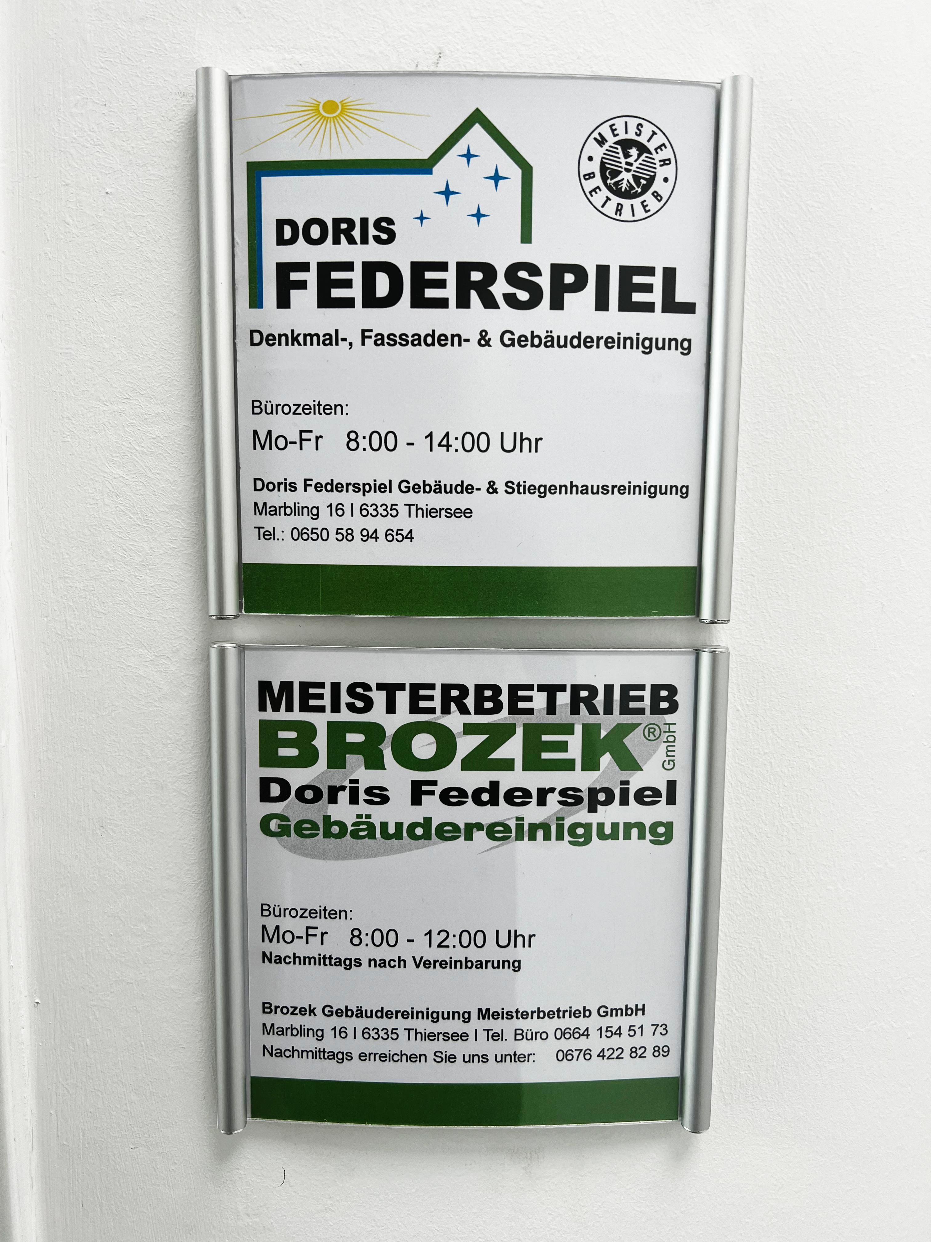 Vorschau - Foto 1 von BROZEK GEBÄUDEREINIGUNG Meisterbetrieb GmbH FEDERSPIEL DORIS