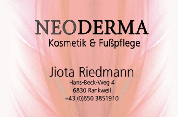 Vorschau - Foto 1 von NEODERMA Kosmetik & Fußpflege Jiota Riedmann