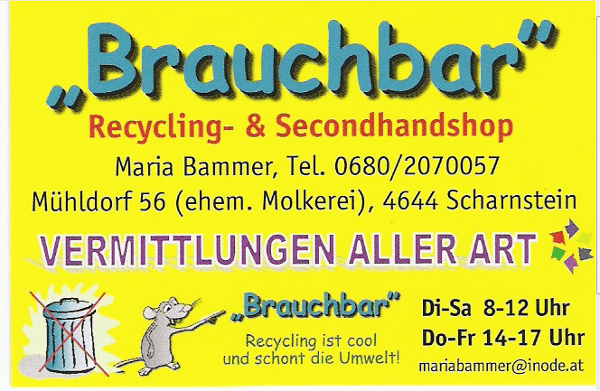Vorschau - Foto 2 von Brauchbar Recycling u. Secondhand - Vermittlungen aller Art
