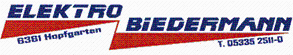 Logo Elektro Biedermann GesmbH & Co KG