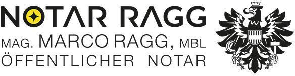 Logo NOTAR RAGG - Mag. Marco Ragg, MBL