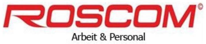 Logo Roscom GmbH Arbeitskräfteüberlassung