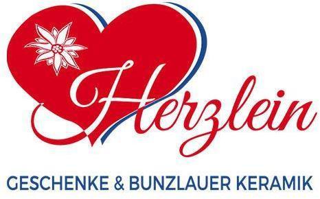 Logo Herzlein Geschenke und Bunzlauer Keramik