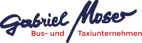 Logo Bus- und Taxiunternehmen Gabriel Moser e.U.