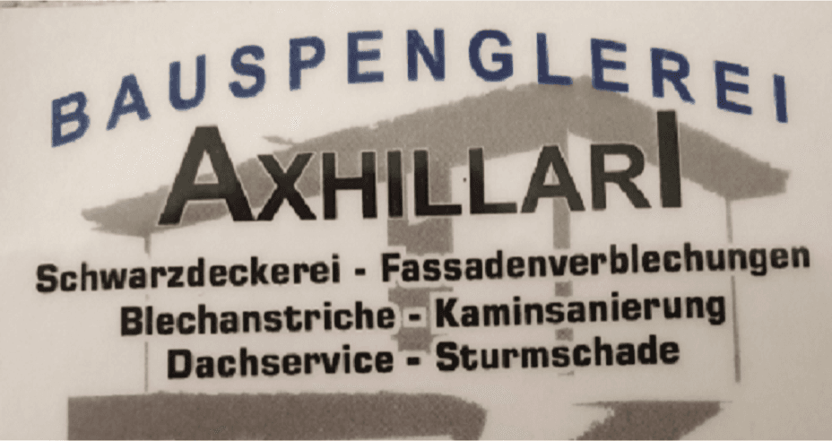 Logo Enver Axhillari Dachdecker, Bauspengler und Abdichter