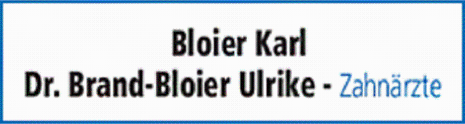 Logo Zahnarzt Vöcklabruck Karl Bloier ZA & Dr. med. dent. Ulrike Brand-Bloier