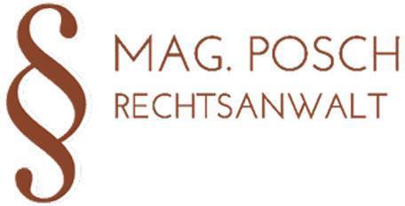 Logo Mag. Gerhard Posch Rechtsanwalt