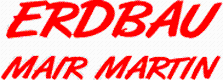 Logo Erdbau Martin Mair