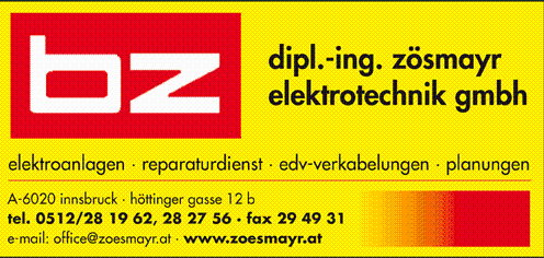 Logo Dipl. Ing. Zösmayr Elektrotechnik GmbH