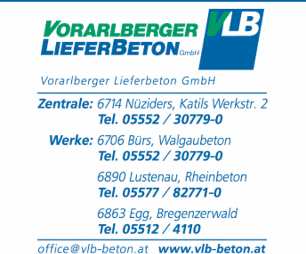 Vorschau - Foto 1 von Vorarlberger Lieferbeton GmbH VLB