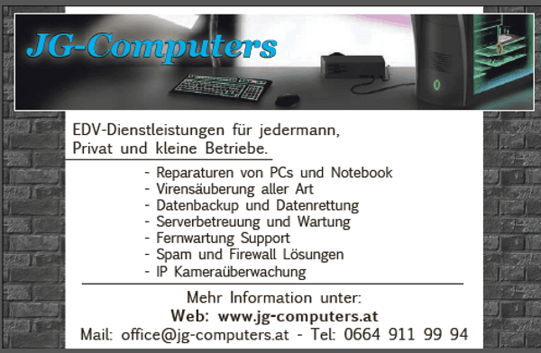 Vorschau - Foto 1 von JG-Computers EDV-Dienstleistungen