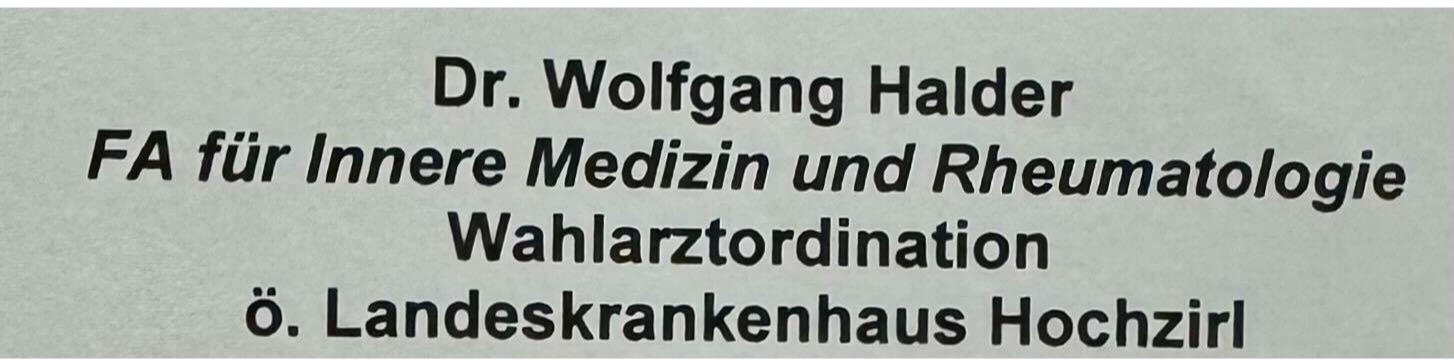 Logo Dr. Wolfgang Halder