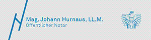 Logo Mag. Johann Hurnaus, LL.M. öffentlicher Notar