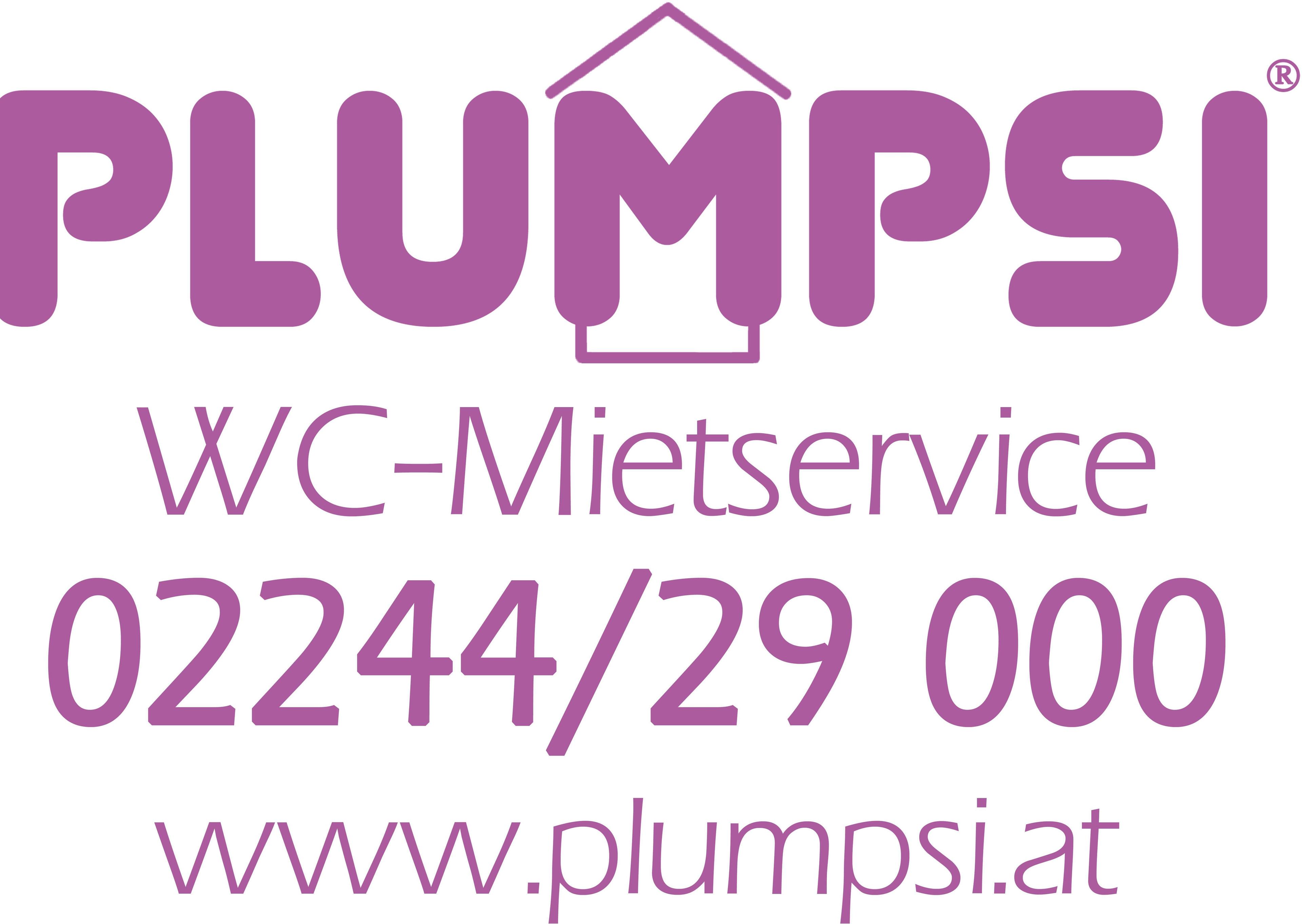 Logo PLUMPSI WC-Mietservice
