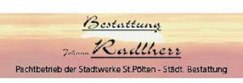 Logo Radlherr Johann Bestattung - Pachtbetrieb der Stadtwerke St. Pölten - Städt. Bestattung