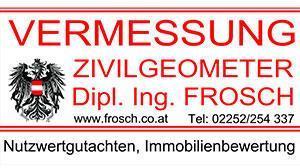 Logo Zivilgeometer Frosch - Dipl. Ing. Helmut Frosch