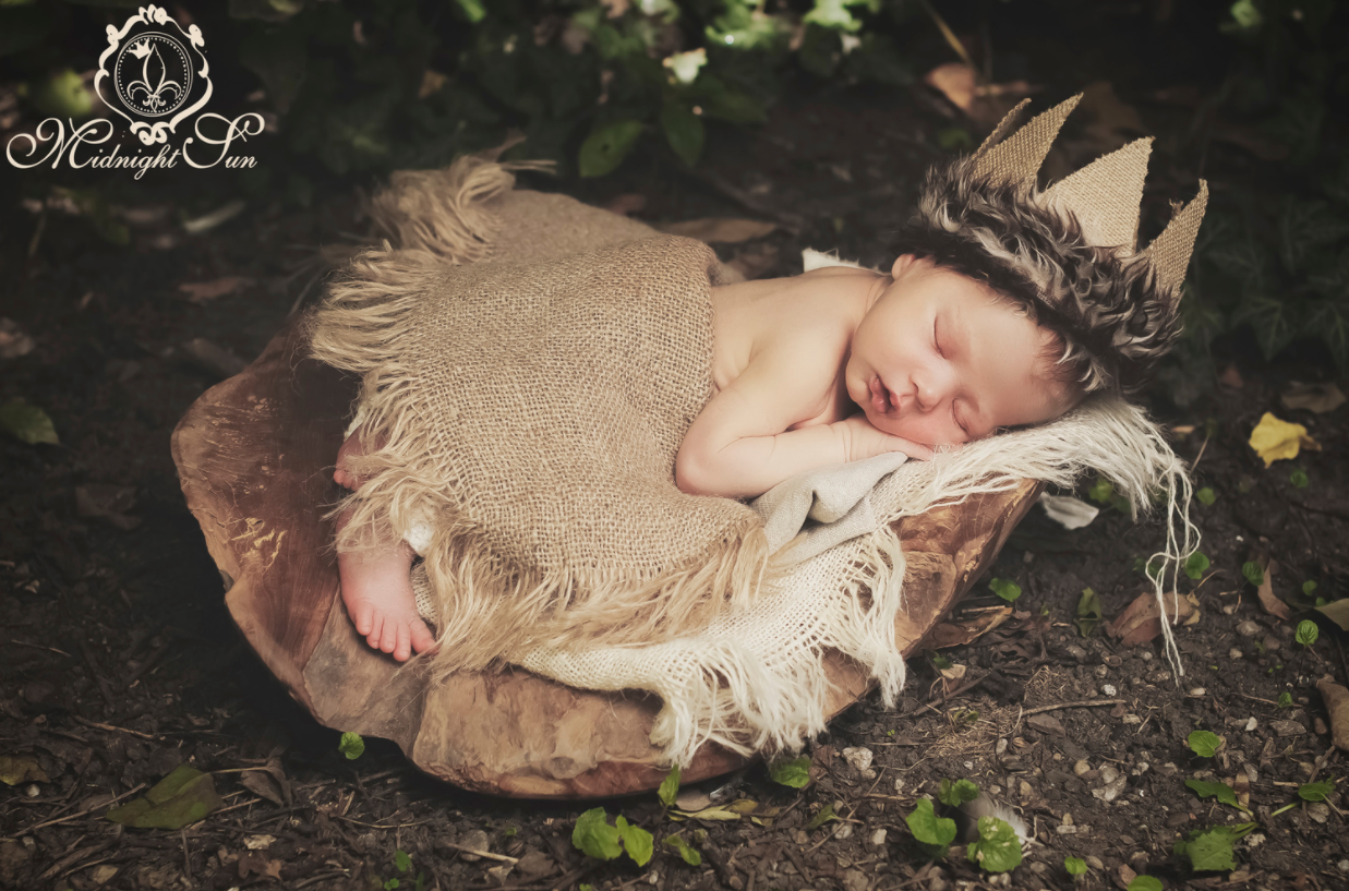 Babytotografie - auch im Freien kann man wunderschöne Baby Fotos machen