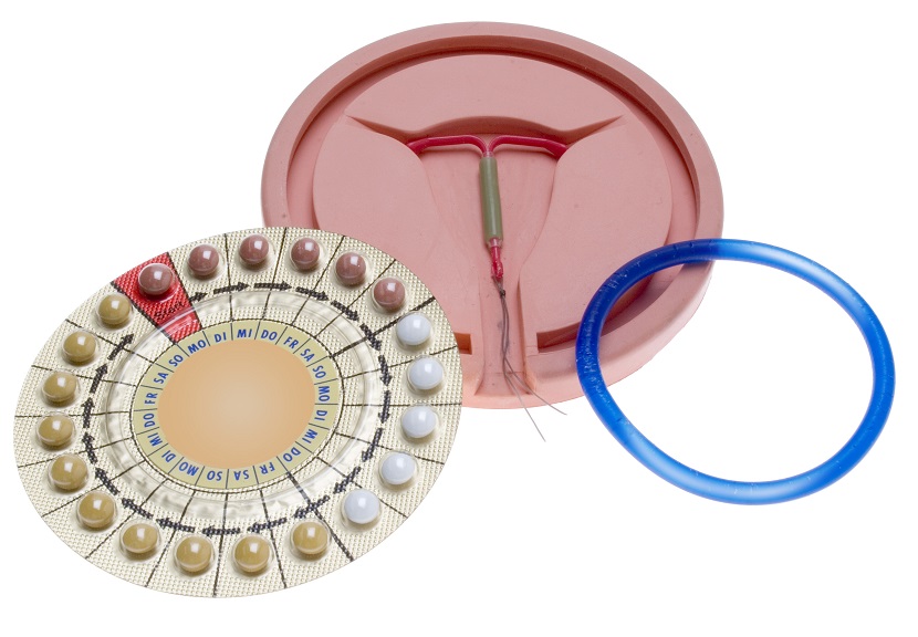 Die Pille, die Hormonspirale und der Vaginalring sind hormonelle Verhütungsmittel. Foto: Adobe Stock, (c) euthymia Die Pille, die Hormonspirale und der Vaginalring sind hormonelle Verhütungsmittel. Foto: Adobe Stock, (c) euthymia