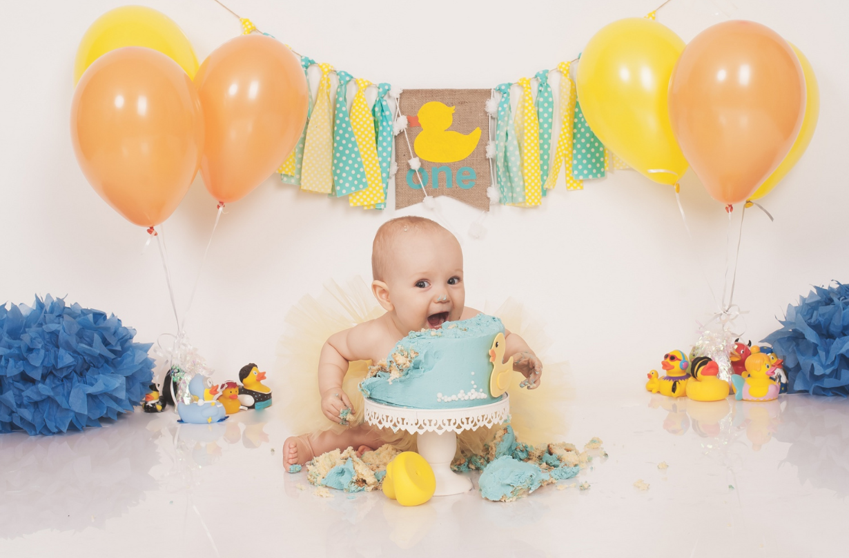 Babyfotografie - eine Cake Smash Shooting zum ersten Geburtstag