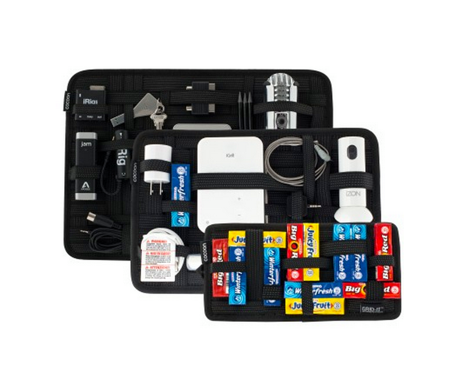 GRID-IT!® Organizer Bundle , besteht aus 3 Grids Small, Medium und Large; Foto (c) www.cocooninnovations.com GRID-IT!® Organizer Bundle , besteht aus 3 Grids Small, Medium und Large; Foto (c) www.cocooninnovations.com