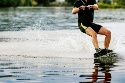 Wakeboarding auf der Donau in Wien