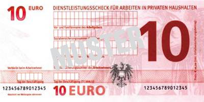 Dienstleistungsscheck