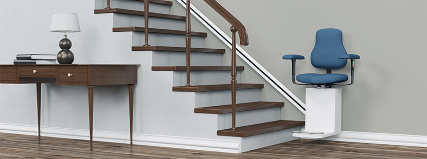 moderner Treppenlift mit schönem Design