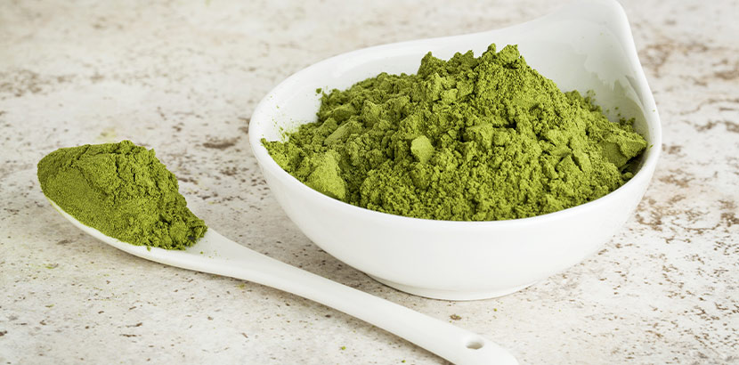 Superfood Moringa als pulverisiertes Lebensmittel