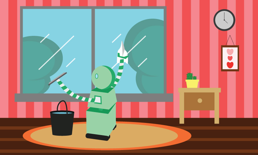 Fensterputzroboter