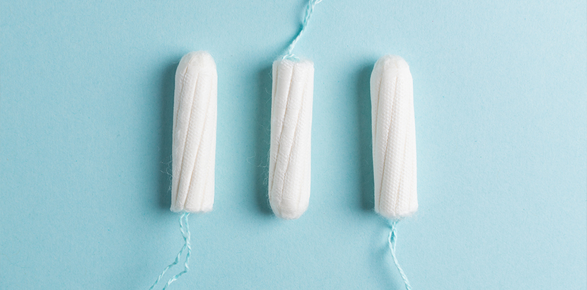 Tampons als Gegensatz zur zero waste Menstruationstasse