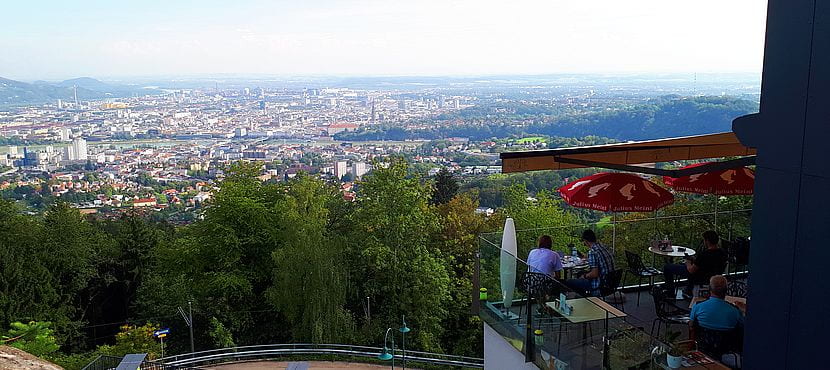 Restaurant mit Aussicht Linz