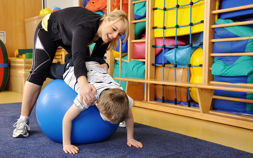 Physiotherapie mit Kindern