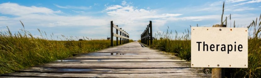 Steg, der durch die Dünen zum Strand führt. High Functioning Depression Therapie.