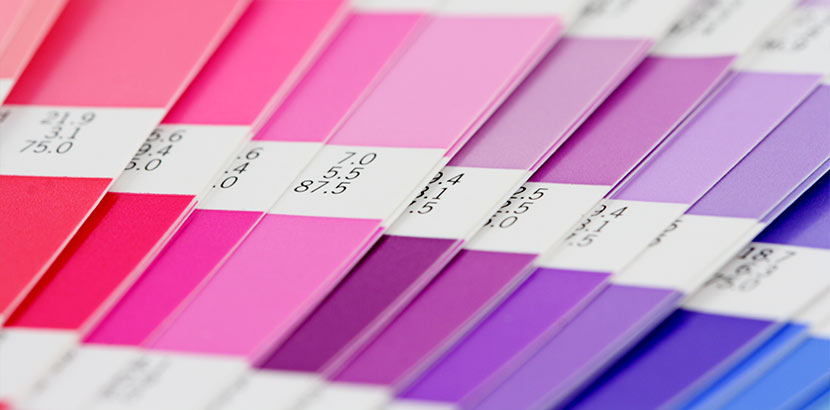 Farbfächer für Latexfarbe von matt bis glänzend