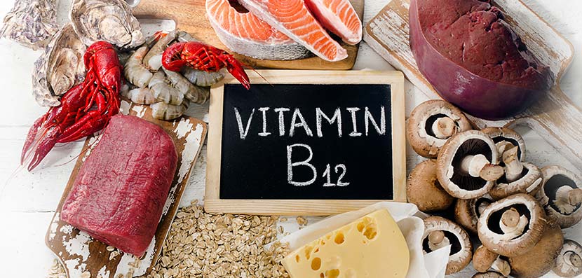 Lebensmittel mit Vitamin B12 - Leber, Fisch, Fleisch, Käse