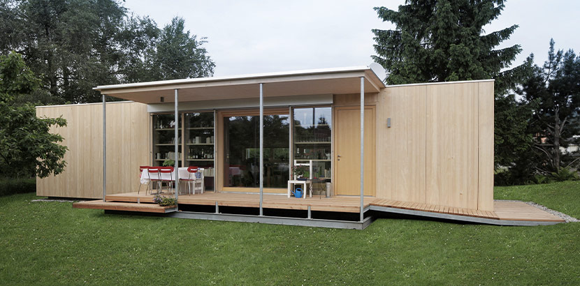 gebrauchtes tiny house in deutschland kaufen Holz modulheim maße