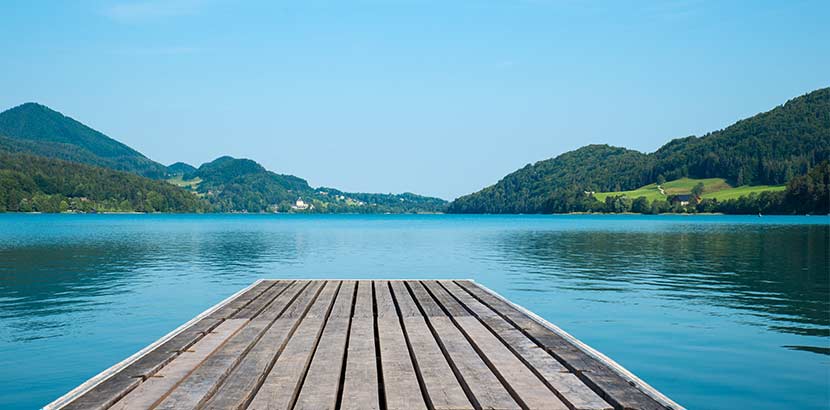 Urlaub in Österreich am Fuschlsee