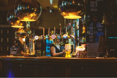 Irish Pub Wien: Eine Bar.