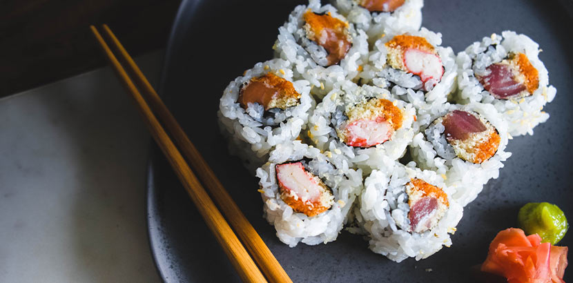 Sushi Linz: Sushi mit Reis und Fisch