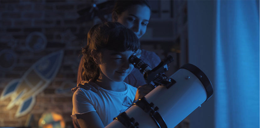 Kinder Teleskop für 9-jähriges Mädchen