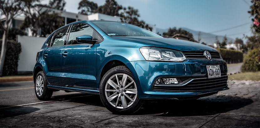 Blauer VW Volkswagen