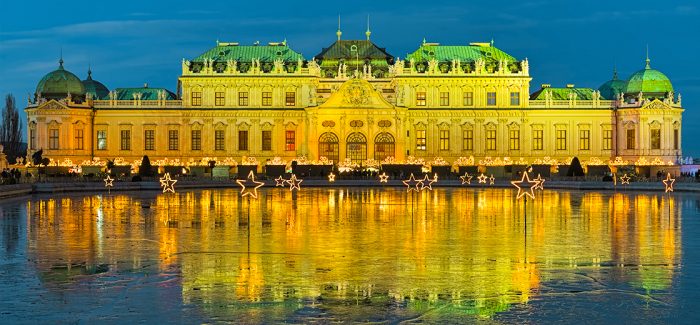 Top Christkindlmarkt Wien: Markt bei Belvedere