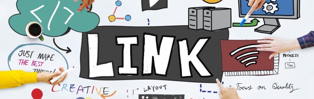 Grafik über den Aufbau von Backlinks. Viele (Neu)gründer fragen sich, ob sie Backlinks kaufen müssen, um ihre Website bekannt zu machen..