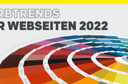 Webdesign Farben 2022: Farbfächer mit Farbauswahl