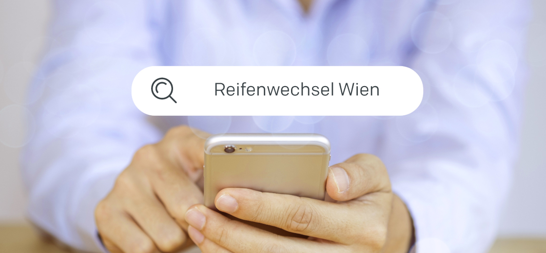 SEO für Autowerkstätten: Google-Suche nach "Reifenwechsel Wien"