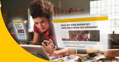 Bild symbolisiert die Frage: Was ist eine Website?