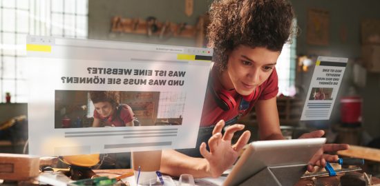 Bild symbolisiert die Frage: Was ist eine Website?
