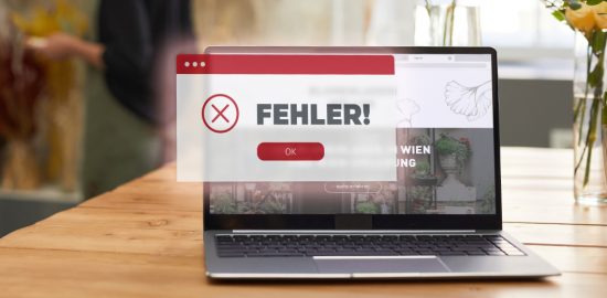 Website Fehler