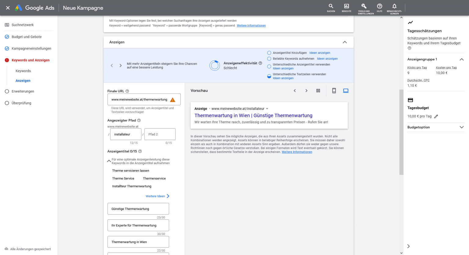 Google Ads Kampagne einrichten Anleitung für Anfänger Herold